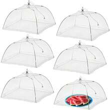 1pc Large Foldable Food Cover Is Suitable For Kitchen And Home Use. It Features Fly And Mosquito Repellent Properties, Is Made Of Mesh Fabric, And Is Also Suitable For Outdoor Camping And General Use,All-Purpose Covers - Multicolor - View 9