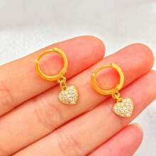 Earrings Gold Plated Small Round Earings Fashion Jewelry For Woman Gifts Hoops Pircing Gold Earrings Piercings Accesories