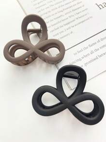 2pcs Women Fashion Elegant Casual Cute 3.3in/8.5cm Black/Coffee Bow Hair Clips, Suitable For Daily Commute, Vacation, Decoration, Makeup, Party, Holiday Gift, Hair Accessories Hair Claw