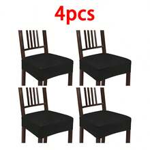 Fundas impermeables para sillas, fundas para sillas de comedor, fundas para sillas de cocina, fundas para sillas de comedor - multicolor - Ver 11