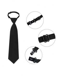 Adjustable Children's Bowknot, Classic Solid Color Bowknot For Boys, Suitable For Wedding, Graduation, School Uniform