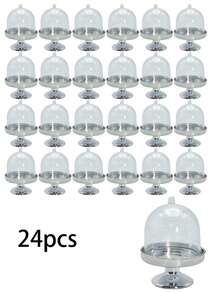 1 Stück/24 Stücke/48 Stücke Mini Plastik Süßigkeitenboxen mit Deckeln, Party Süßigkeiten Dekoration Aufbewahrung, Tischdekoration Zubehör, Geschenk Süßigkeitenboxen geeignet für Valentinstag, Geburtstage, Hochzeiten, Karneval Feiertage, Junggesellenabschiede, Silvesterparty - Verschiedenfarbig - Übersicht 14