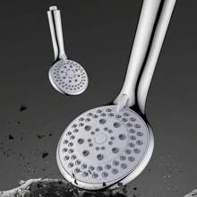 Cap de duș cu debit mare, set de 3 furtunuri de duș portabile de înaltă presiune și cap de duș cu debit mare