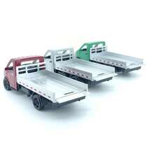 锌合金微型卡车模型，逼真的金属儿童玩具车，运输送货卡车，适合3-12岁男孩，是母亲节、斋月、儿童节、感恩节的最佳礼物 - 彩色 - 查看 8