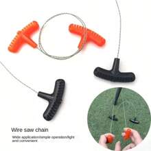 2Pcs Portable Outdoor Gear - Mini Pocket Saw, Camping Survival Steel Wire Saw, Aquatic Plant Saw, Lightweight Line Saw, Hiking Equipment