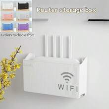2 szt./1 szt. Uchwyt do routera bezprzewodowego, łatwy w montażu – schowek na ścianę bez wiercenia, polerowana powierzchnia, wielofunkcyjny organizer do domu i biura, praktyczny haczyk, półka ścienna na Wi-Fi, schowek na router, organizer na kable do salonu bez wiercenia, schowek na ścianę, bezprzewodowy Wi-Fi, dekoder TV