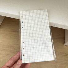 A6 45 Sheets Refill Papers,6 Holes Binder Notebook Inner Paper,Weekly/Monthly/Blank Planner Journal Notebook Parts,School Supplies,Back To School