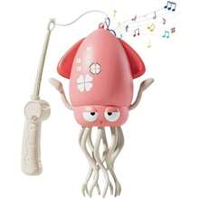 电动跳舞章鱼玩具，爬行跳舞自动避障章鱼传感器玩具，创意魔术疯狂 8 足动作障碍物，带 LED 灯和音乐，自行导航（颜色和细节随机）