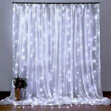 USB Festival Lighting Lamp LED Remote Control Bedroom Background Curtain Light String Christmas Halloween Valentine's Day Holiday Garland Lights 8 Flashing Modes Wedding Party Atmosphere Light