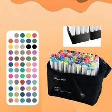 School Supplies, Art - Specific Marker Pens For Painting. Available In 120 - Color, 80 - Color, 60 - Color Sets. These Marker Pens Are For Anime Painting, And The Set Contains Water - Color Pens That Are Not Easy To Fade And Can Be Layered. Marcadores, Christmas Gifts, Essential Items For The Classroom.