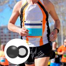 10 Pairs Magnetic Race Bib Clips, Marathon Essentials Race Number Buckle Running Bib Magnets Pins Holder For Runners Field Triathlon Cycling Competition - Black & Pink - View 6