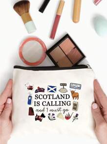 Conjunto de bolso de compras con estampado "Prefiero quedarme en Londres", bolso cosmético con cremallera informal, bolso de mano de mujer, bolsa de compras reutilizable, bolsa de compras plegable de gran capacidad y estilo bohemio sencillo, adecuado para trabajo, viaje, compras, mochila escolar, gran capacidad, portátil, adecuado para chicas, estudiantes universitarias, trabajadoras de cuello blanco, muy adecuado para trabajo, vuelta al cole, secundaria, bachillerato, universidad, vacaciones