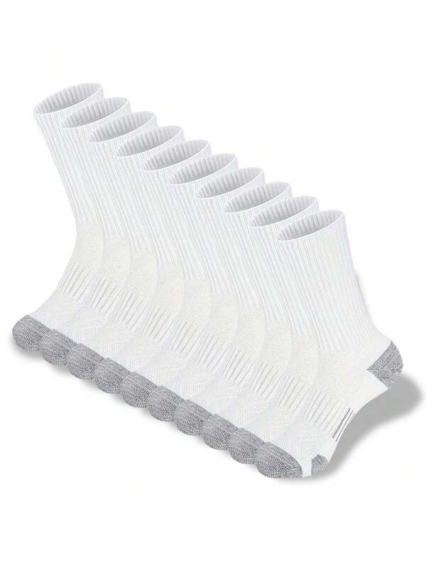 3 paires de chaussettes mi-mollet unisexes pour hommes et femmes, motif rayures, pour le sport. Cadeaux pour le printemps et l'été