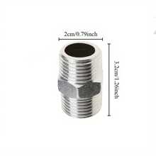 1/2pcs Bathroom Hose Extension Made Of Stainless Steel, Universal Use, For DIY Bathrooms, RVs, Outdoor Use, RV Shower Accessories, RV Showers