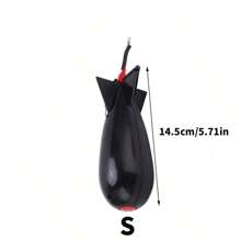 Fishing Spomb Rocket Shape Spod Fishing Feeders Float Bait Holder Tackle Tool Accessories