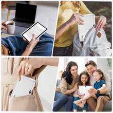 COLORROOM Android 11 Tablet With Quad Core Processor, 2GB RAM 32GB ROM, HD IPS Display, Dual Camera, WiFi, USB OTG & Built-In Case , Media Consumption, Productivity Device, Modern Tablet, Sleek Design, Compact Design, Durable Build, Portable Device, Stylish Gadget, Premium Finish, Remote Workers - Mauve Purple - View 5