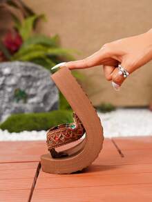 Popular Women's Fashion Brown Flip Flops, Lightweight Casual Beach Sandals, Cute Slippers - Brown - View 6