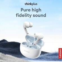 Lenovo 联想 Thinkplus LP5 PRO 无线蓝牙 5.4 耳机 TWS HiFi 音效游戏耳塞 LP5Pro 运动耳机 长待机带麦克风 - 鐵灰色 - 查看 4