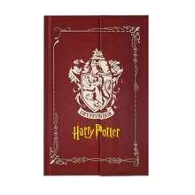 Harry Potter 1pc Blue Hard Skin Harry Potter Notebook, Gryffindor, Slytherin, Hufflepuff, Ravenclaw,Hogwarts College Badge Theme Hardcover Diary Surrounding Books Retro Handbook Portable Journal Notebook For Office