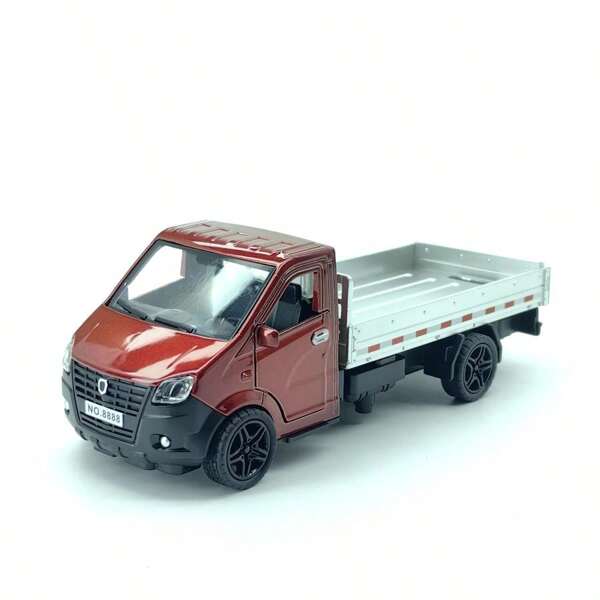 Zinc Alloy Miniature Truck Model, Realistic Metal Children Toy Car, Transport Delivery Truck, Suitable For Boys Aged 3-12, Best Gift For Mother's Day, Ramadan, Children's Day, Thanksgiving