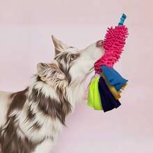 The Squeaky Tug Of War Dog Toy Is, Safe And Does Not Require Electricity. It Is A Tear-Resistant Tensile Rope For Dog Training, A Pet Plush Teething And Biting Toy, And An Interactive And Educational Toy For Dogs