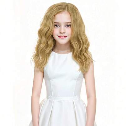 Ash Blonde Wig - Short, Wavy, Shoulder Length, Heat Resistant, Mixed Blonde Synthetic Hair For Girls, Cosplay & PartyEssential Festive Atmosphere For Christmas