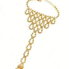 1pc Tassel Bracelet & Ring Jewelry Accessory For Beach Party