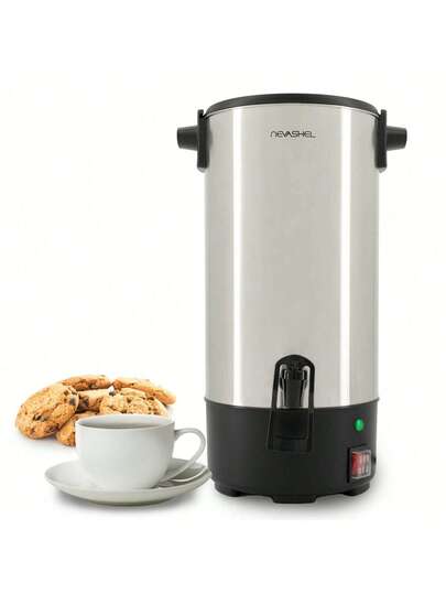 Cafetera De Urna Precoladora Nevashel Kitchen Ad-20 Capacidad De 6l Hasta 40 Tazas Facil Usar Y Limpiar Cafetera Premium Ideal Para Uso En Oficinas, Eventos Y Reuniones Filtro Reutilizable Precolador