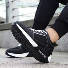 GUYISA Steel Toe Shoes Low-Top Sports Series, Anti-Smash Anti-Puncture, Soft And Fashionable Black Color, Functional Work Shoes, Breathable For All Seasons - Deep Black - View 9