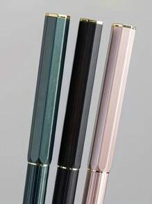 1 pieza Pluma de cepillo de caligrafía portátil con 10 cartuchos de tinta negra, 5 opciones de color, adecuada para la práctica de caligrafía de estudiantes, estilo de pluma estilográfica Morandi, mini pluma de cepillo de caligrafía, pluma de cepillo recargable y suave, adecuada para entusiastas de la caligrafía, amantes de la cultura china, fans de la caligrafía, aplicable para cumpleaños, vacaciones, regalos de reunión, amistad entre compañeros de clase, útiles escolares de pluma de caligrafía de color Morandi lindo, de vuelta a la escuela