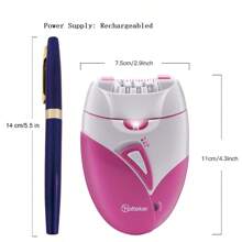 Hatteker Hatteker 1pc Women's Underarm Hair Removal Device Electric Epilator Lady'S Hair Remove Machine