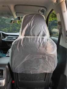 100-Pack Disposable Car Seat Covers – Universal Size Waterproof Dustproof Seat Protectors For Cars Trucks SUVs , Reusable Or Disposable Use, Prevent Oil Stains Rust Dirt Damage, Ideal For Auto Repair Shops Beauty Salons And Home Garages, Easy Fit Quick Install Tear-Off Design