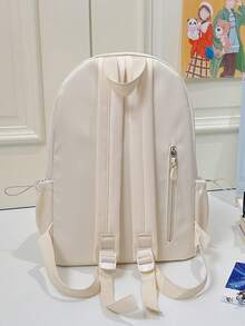 1 件韩版大容量多功能尼龙背包，运动休闲学校背包