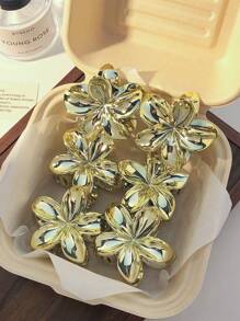 1 Stück/6 Stück Set pastell farbige Gänseblümchen Blumen Haarklammer, elegante tägliche lässige Frisur Accessoires Haarklammer Haarspange Haarklammer Haarfänger Haarklammer für Frauen