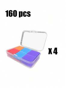 40/80pcs Diamond Painting Mixed Color Glue Clay, Colorful Painting Embroidery Cross-Stitch Painting Tool DIY Diamond Wax Tool For Embroidery Accessories,2x2cm/0.78x0.78inch(4 Colors) - Multicolor - View 13