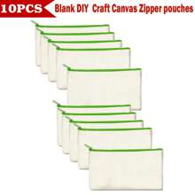 40/20/10/5pcs Set Blank Canvas Tote Bags, Digital Printing Craft DIY Handmade Gift Bag Multipurpose Set, Portable Cosmetic Bag/Toiletry Kit Travel Makeup Set, Express Love & Gratitude Gift Packtravel Essentials For Vacation Summer Holiday Back To School School Stuff Bag For School Travel Bag For Women Makeup Bag For Travel