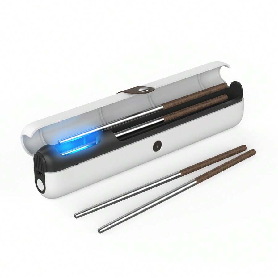 Sterilizzatore portatile per spazzolini da denti, bacchette da viaggio, scatola per sterilizzazione spazzolini da denti, mini scatola portaoggetti