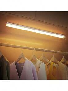 VOLACI 1 件 USB 可充电运动传感器灯，矩形 LED 夜灯，适用于卧室、走廊、楼梯、衣柜、橱柜，暖光/白光，尺寸选项：19.69/11.81/7.87/3.94 英寸 - 彩色 - 查看 4