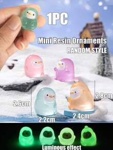 1/4个闪亮水晶捏捏乐企鹅,柔软回弹捏捏乐玩具,缓解压力和焦虑,粘性指尖玩具,适合儿童和成人,抗压手部玩具,可爱小玩意,Taba Squishy,趣味可爱礼物,生日礼物,复活节礼物,万圣节礼物,圣诞节礼物 - 彩色 - 查看 13