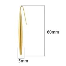 1 Par de Brincos Tipo Dangle de Aço Inoxidável de Luxo Minimalista no Estilo Ins, Presente de Aniversário para Mulheres