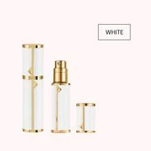 1pc Louischanzl 5ml Premium Leather Sealed Mini Travel Refillable Perfume Atomizer Bottle With Bottom Filling Valve