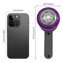 Rasoir à tissu électrique - Efficace, rechargeable USB, écran LED lumineux, un outil efficace pour éliminer les peluches et les boulochages. Compact et portable, un coupe-peluches multifonctionnel. Convient pour les vêtements, la literie, le mobilier, les tapis, les canapés. Produits de nettoyage essentiels, gadgets de nettoyage innovants.
