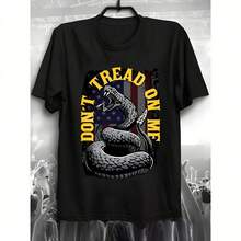 Don't Tread On Me Classic Cotton Distressed Short S Ve T-Shirt Show Off Your Personality For Best Choice220G Pure Cotton Comfort T-Shirt - Breathable And Ft, I For Hot Summer Days, A Perfect Gift For Loved Ones, , And Family Tops For Wo Vintagecotton Manfinity Ropa De Hombre Clog S Camias De Hombre Matching Outfits For Couples 's Couple Matching Clothes Vintage Shirts Sumwon Streetwear Sumwon Hombre Dmanfinity Romwe Summer Clothes Horror Y2k Anime Shirt Graphic S Streetwear Cistian Clothes Funny T Shirts Band S Beer Shirt Dad - 黑色 - 查看 1