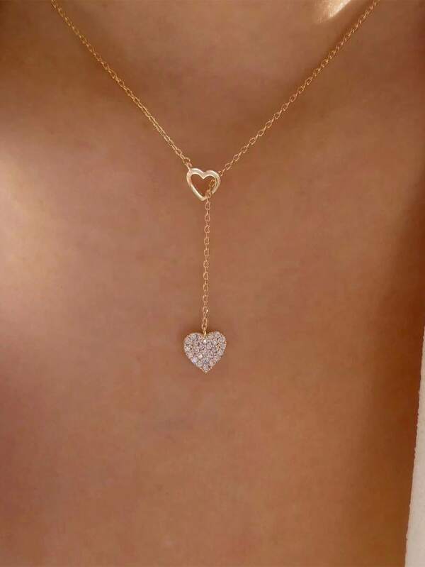 A Simple Love Y-Shaped Adjustment Necklace Sweater Chain