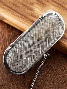 1pc Reusable Stainless Steel Long Spice Seasoning Hot Pot Base Filter - View 11