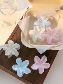 1 Stück/6 Stück Set pastell farbige Gänseblümchen Blumen Haarklammer, elegante tägliche lässige Frisur Accessoires Haarklammer Haarspange Haarklammer Haarfänger Haarklammer für Frauen