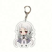 bandai Accesorio de anime Llavero acrílico de anime - Bungou Stray Dogs Lindo colgante de estilo Y2K de dibujos animados, adecuado para bolsos y llaves, regalo perfecto para fans, accesorios de cosplay, llavero de coche, bolso, mochila, pequeña joya, accesorios, regalos creativos, regalos de estudiante, accesorios de coche, colgante de bolso, accesorios escolares