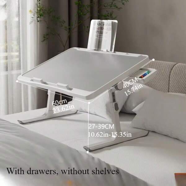 Piorlado Foldable Laptop Bed Tray Table, Height And Angle Adjustable Laptop Bed Table, Laptop Table For Bed/Sofa/Chair/Floor, Desk
