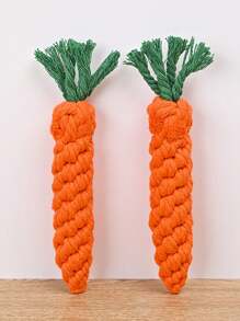 Carrot Dog Rope Toys For Dogs, Durable Chew Toys For Aggressive Chewers, Entertainment & Interaction, Teeth Cleaning And Chewing