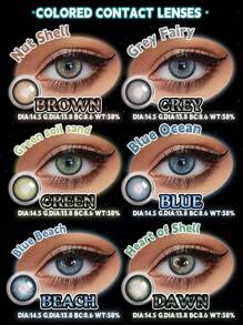 Lentes de contacto de color verde a la moda de Lalens, diámetro de 14.50mm, aumentan el tamaño de los ojos, maquillaje diario, lentes de color avellana para embellecer los ojos, lentes de contacto azules blandos para una novia hermosa, con un contenido de agua del 38%, curva base de 8.6mm, para ojos marrones naturales, lentes para ojos pequeños de pupilas oscuras, de uso anual